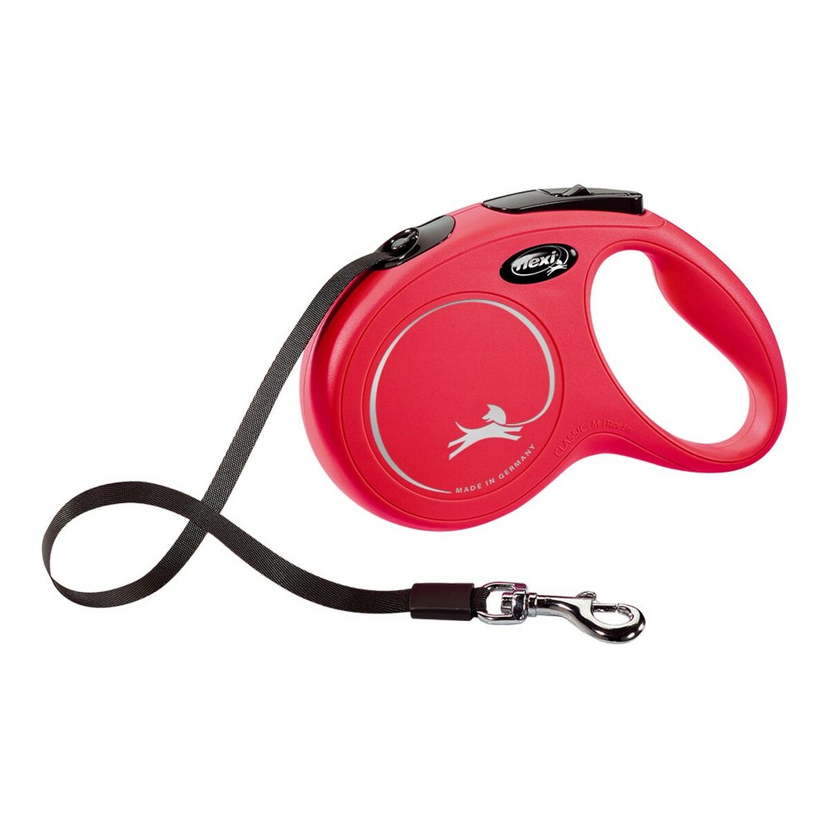 DoHundkoppel Flexi NEW CLASSIC 3m Röd XS-storlek